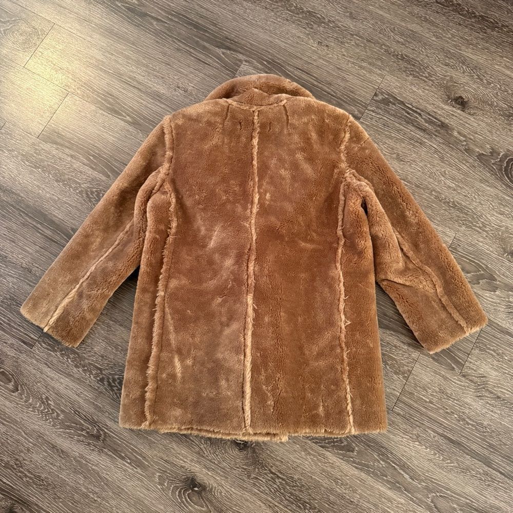 J. Crew Faux Fur Peacoat New With Tags - Picture 4 of 4